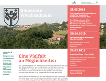 Tablet Screenshot of gemeinde-weichselbaum.at